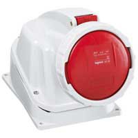 LEGRAND 059106 BASE SALIENTE P17 3 POLOS+TIERRA 125A IP67 