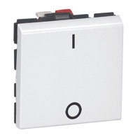 LEGRAND 077052 Interruptor bipolar visor 2 módulos MOSAIC-II