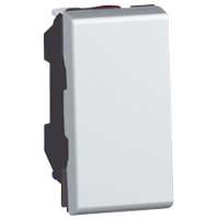 LEGRAND 079230 Pulsador MOSAIC-II 6A 1 módulo aluminio