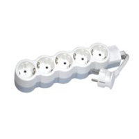 LEGRAND 695011 Base múltiple STD 5x2P + TT cable 1,5m sin interruptor