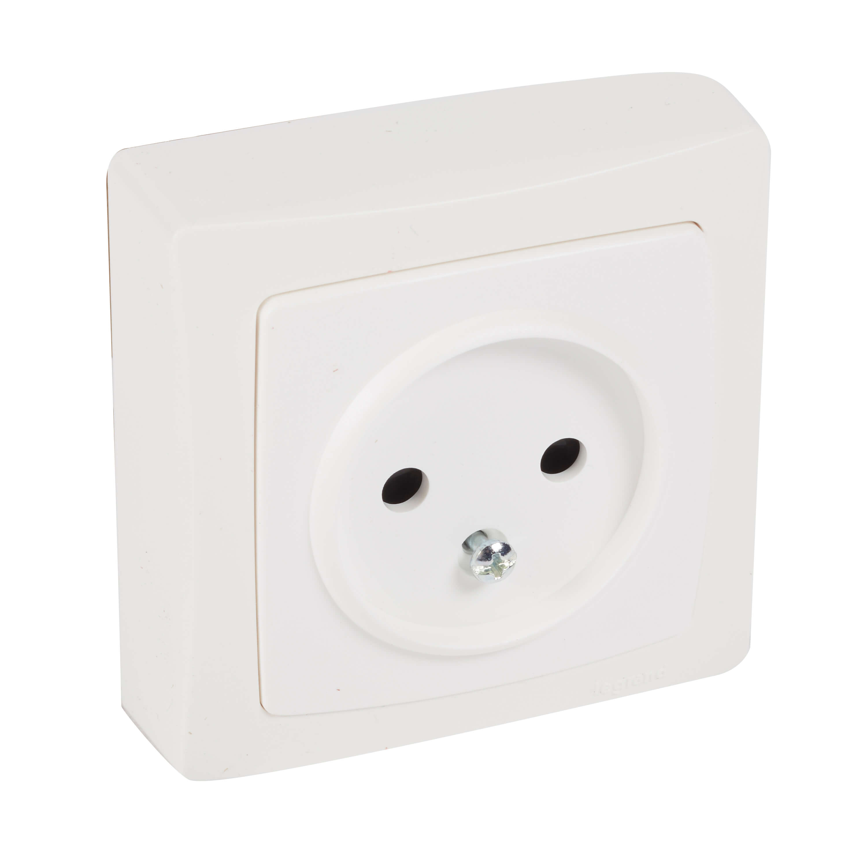 LEGRAND 086025 Mecanismo toma 2P protección serie cuadrada OTEO