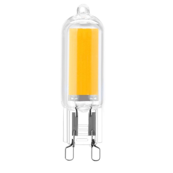 SILVER ELECTRONICS 1130730 Lámpara LEDECO bipin G9 596lm 4W 3000K 360° 60mm 15.000h 230V transparente