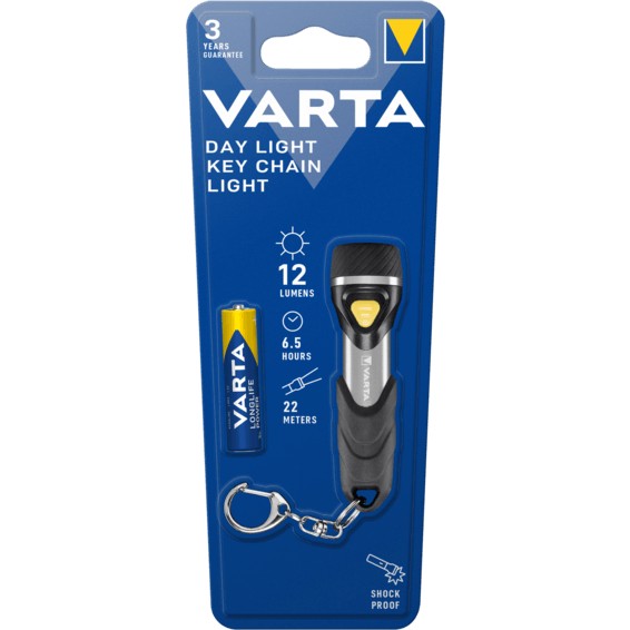 VARTA 16605101421 Linterna Day Light LED Key Chain 1AAA