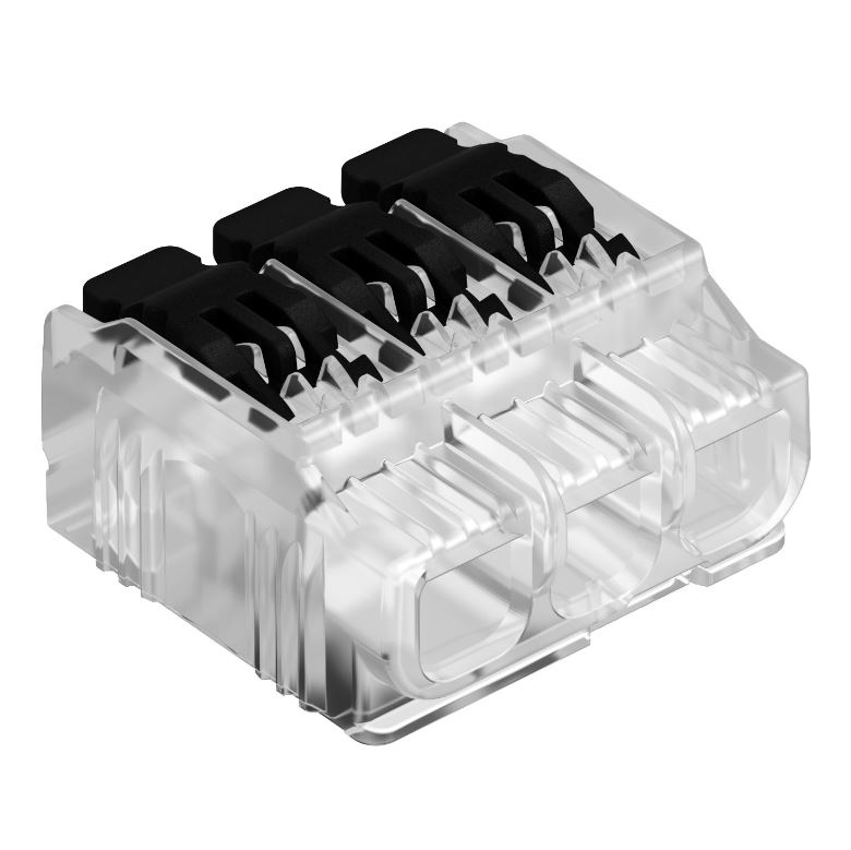 OBO-BETTERMANN 2054423 Terminal de conexión rápida 3 cables rígido/flexible 61 HSK43 0,2-4mm²