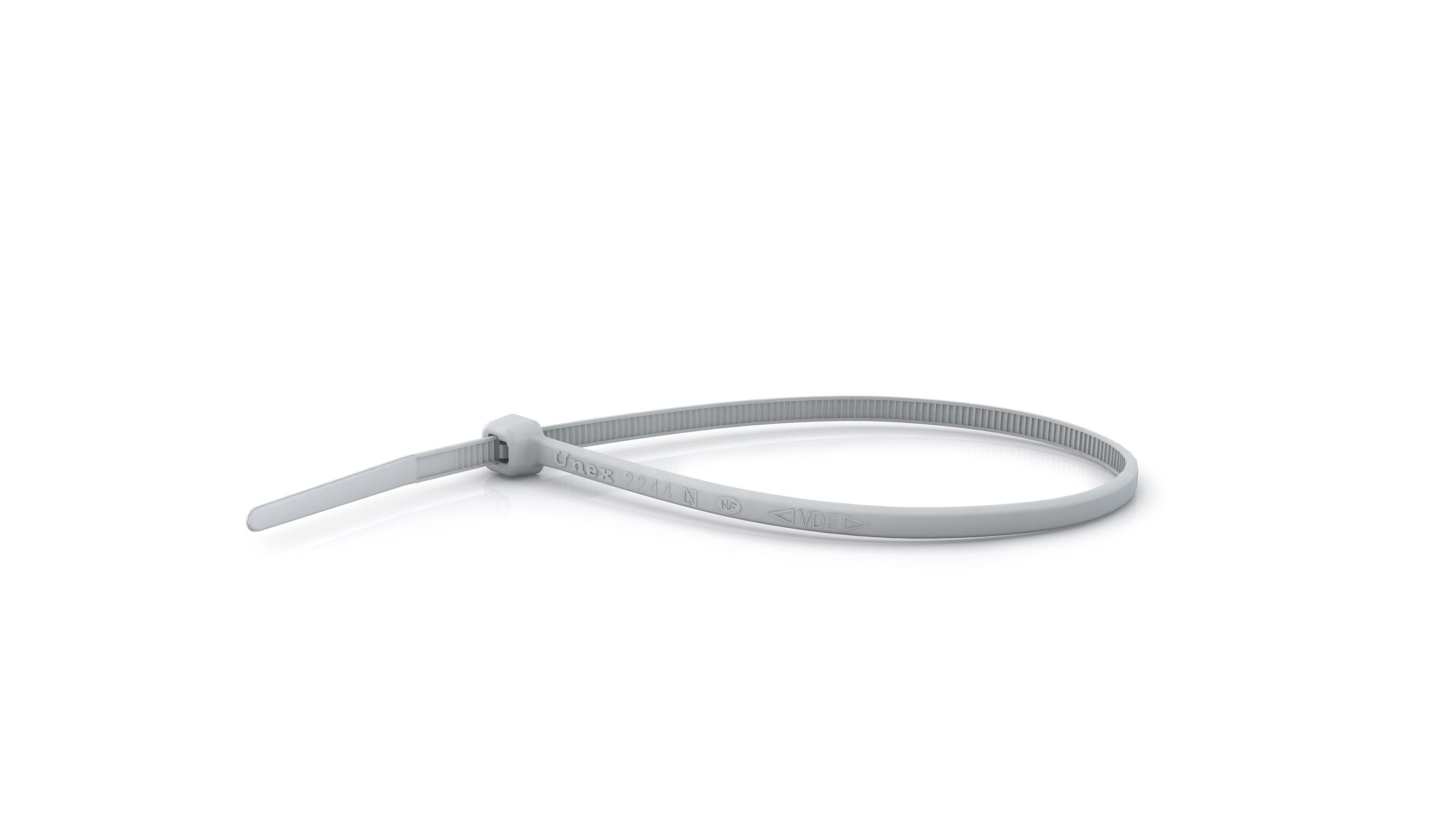 Unex 2244-3 Brida uso interior pa6.6 4,8x188 gris