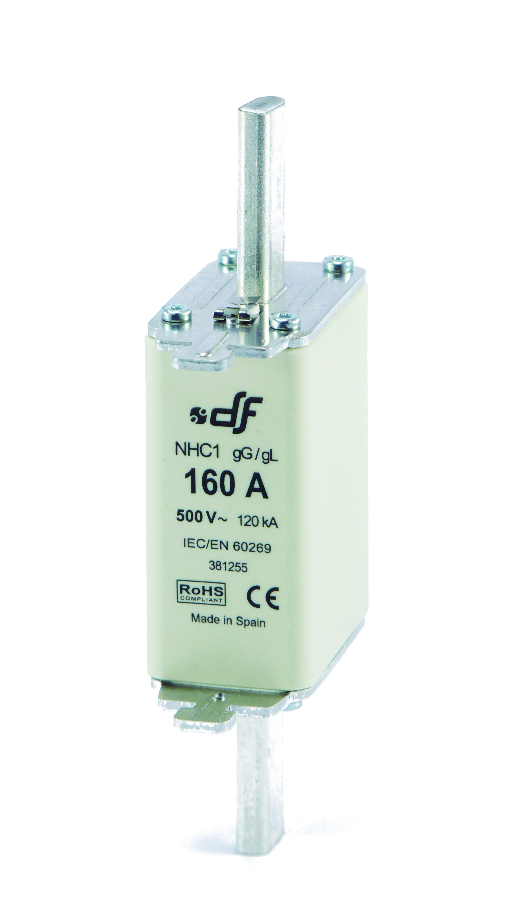 DF 381255 Fusible NH-C1 gG 160A 500V con indicador superior
