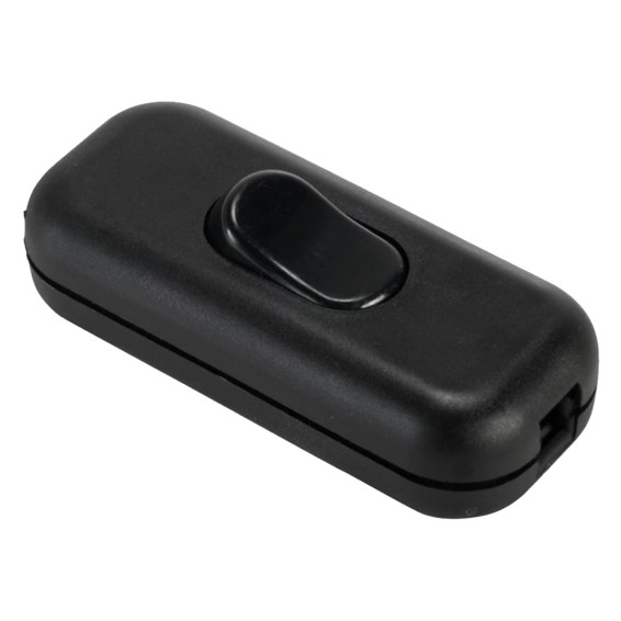 SILVER ELECTRONICS 49250 Interruptor de paso negro