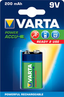 VARTA 56722101401 Acumulador de consumo 9V 200mAh (Blíster 1u)