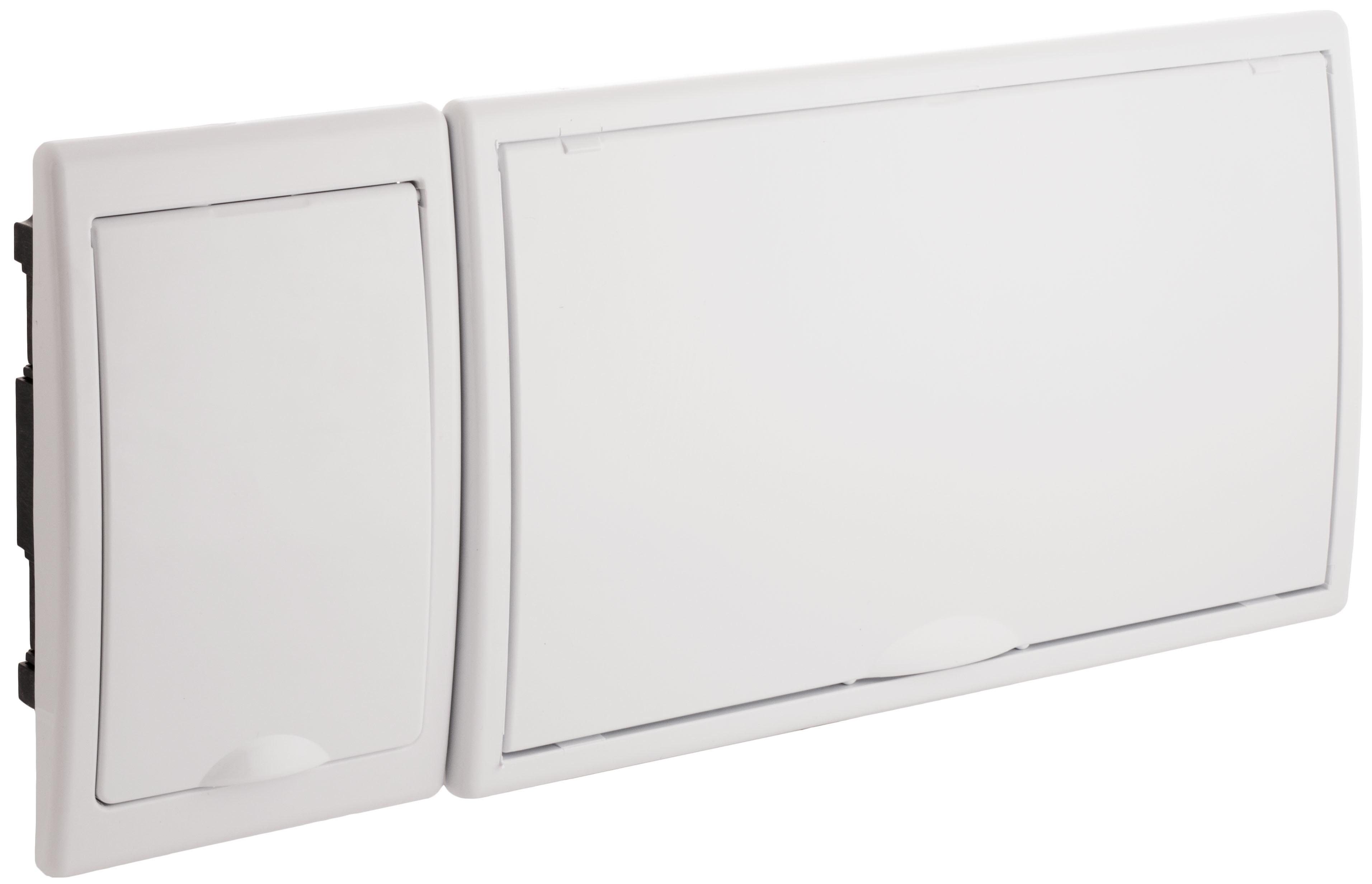 SOLERA 8880 Caja de distribución de empotrar de 18 elementos + 4 precintables 533x226x72mm marco y puer