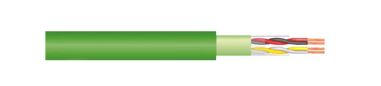 LAZSA 9215 Cable BUS KNX Apantallado 2x2x0,8 Cubierta FRLSZH verde, (Rollos 100 metros)