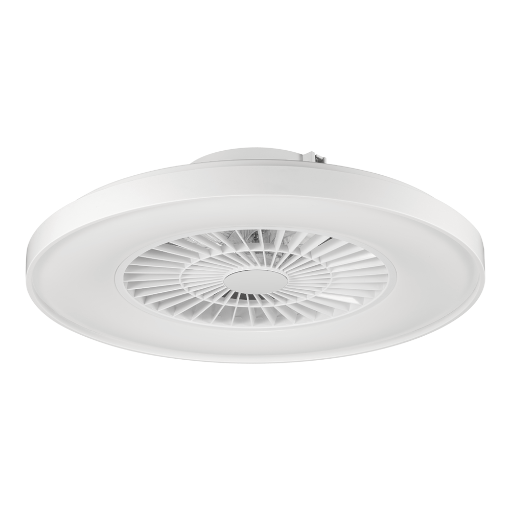 CONALUX ATLANTIC-01 Ventilador/plafón LED ATLANTIC motor DC 24 velocidades CDC (3K-6K) blanco con mando incorpo
