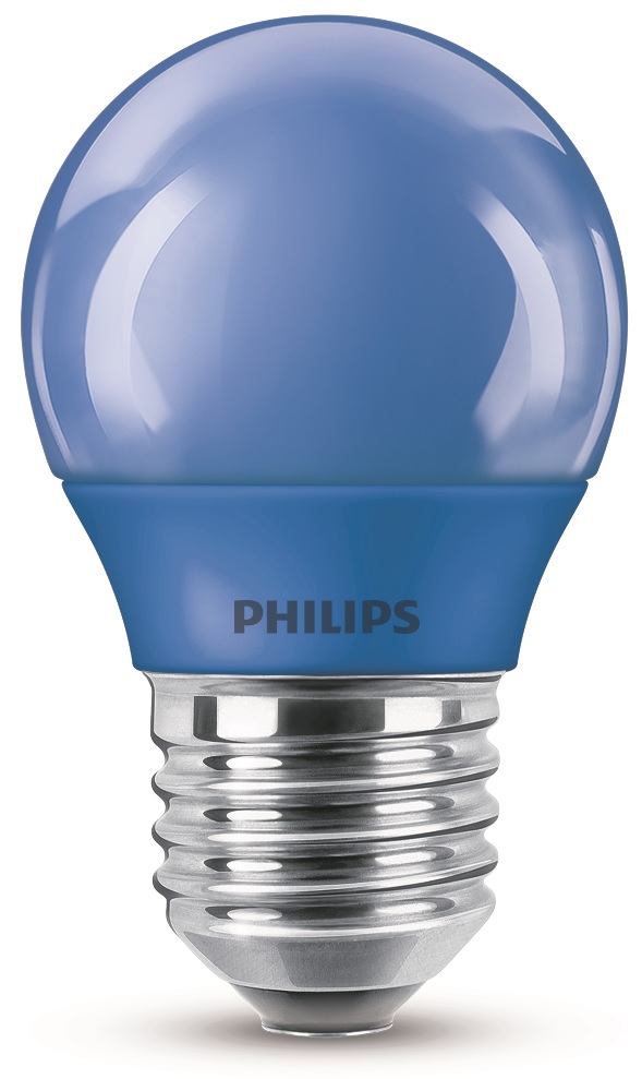 PHILIPS 74862601 *LED colored P45 E27 Azul