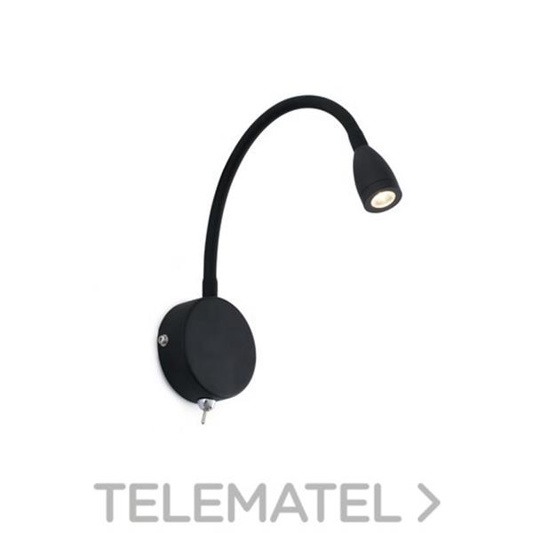 FARO 41020 Aplique lector LOKE 3W 3000K negro