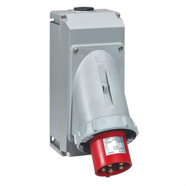 LEGRAND 555519 Clavija mural P17 63A 4P + TT 415V IP67