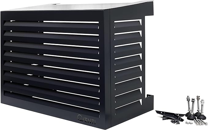 QVENTI CAL100BA CARCASA AIRES ACONDICIONADOS BASE ANTRACITA 100X75X50 CM