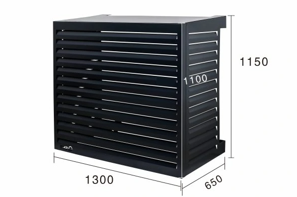 QVENTI CAL130BA CARCASA AIRES ACONDICIONADOS BASE ANTRACITA 130X115X65 CM