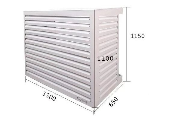 QVENTI CAL130BW CARCASA AIRES ACONDICIONADOS BASE BLANCO 130X115X65 CM