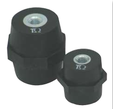 TEKNOMEGA ISO2030 AISLADOR DE POLIAMIDA H30mm CH30mm D26mm E6mm M8 ISO30M8