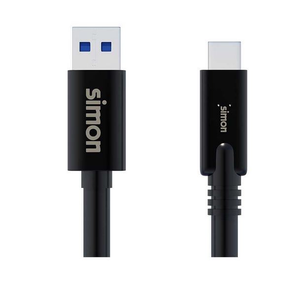 SIMON MU133201 Cable USB 3.1A USB C 1m negro