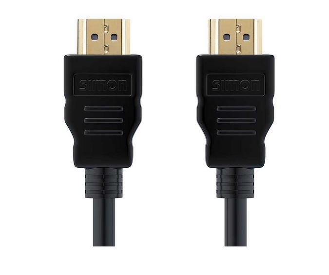 SIMON MU222215 Cable HDMI 2.0A USB A 1,5m negro