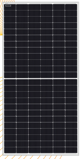 DMEGC DM455M6-72HSW Panel Solar Monocristalino 455W DM455M6-72HSW 2094×1038×35mm 24kg DMEGC