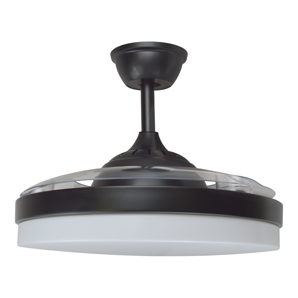 CONALUX TAHITI-19 Ventilador/plafón LED modelo TAHITI negro 72W 3600lm