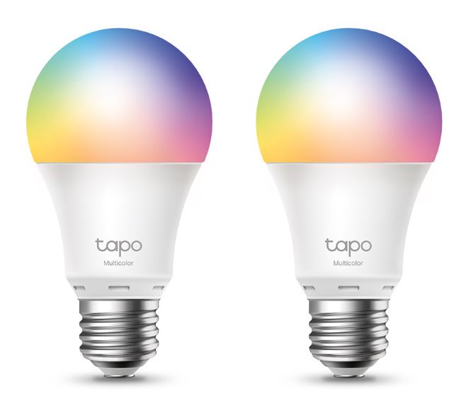 TP-LINK TAPO L530E(2-PACK) Bombilla de luz Wi-Fi inteligente, multicolor- 2-PACK