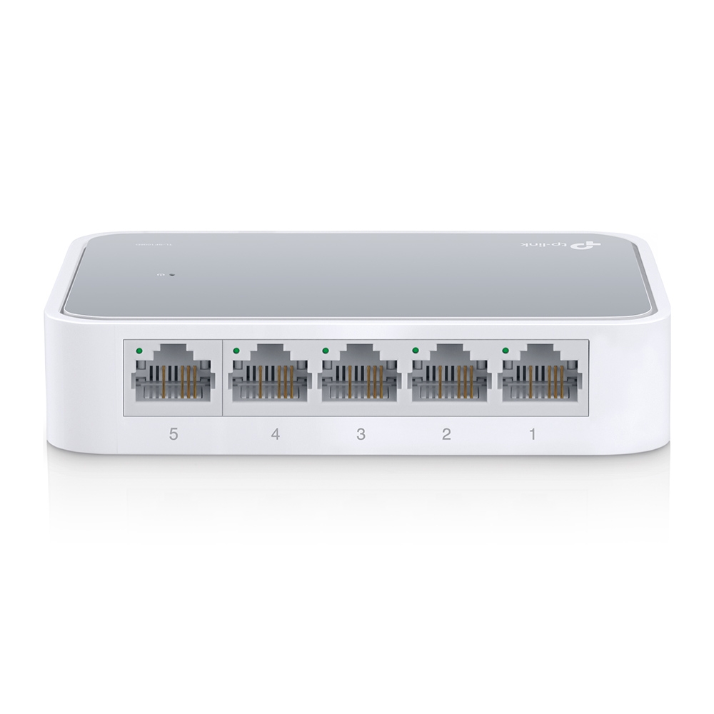 TP-LINK TL-SF1005D SWITCH DE SEOBREMESA MINI DE 5 PUERTOS 10/100M RJ45, CARCASA DE PLASTICO