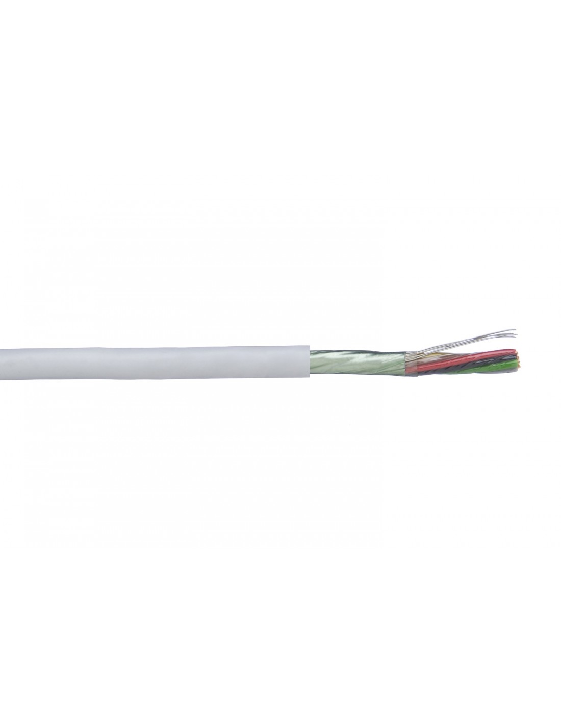 GESCABLE 26CPMFP0150R25 Cable telefónico con pantalla 12x0,22mm² libre de halógenos (Rollo 100m) (Dca)