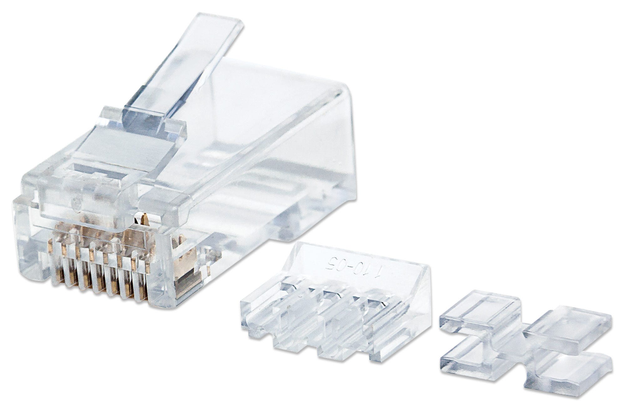 SUNPRO CNRJ45C6A *CONECTOR MACHO CTA. 6A UTP CON GUIA