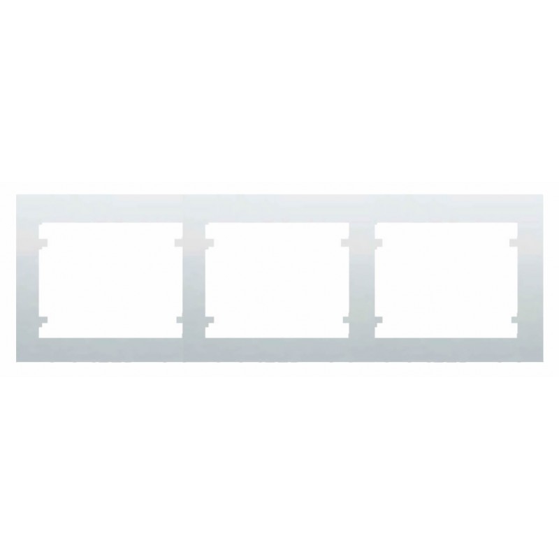BJC 18003 Marco 3 elementos horizontal serie Iris en blanco