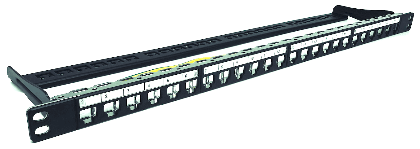 SUNPRO PA37586 PANEL 24 PUERTOS 19" 1/2U VACÍO NEGRO IDEAL
