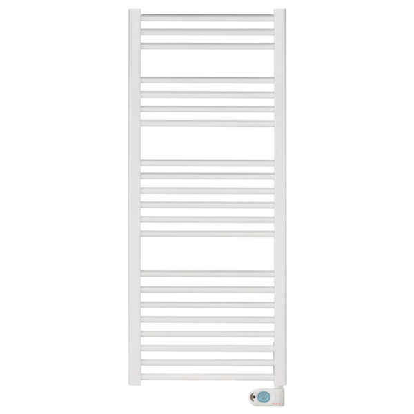 GABARRON 50100015 Toallero eléctrico de baño digital programable TBB-12K 600W 14kg 128x50x8cm en blanco