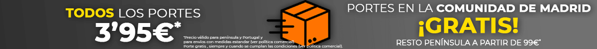Portes gratis a partir de 99€ PORTES GRATIS